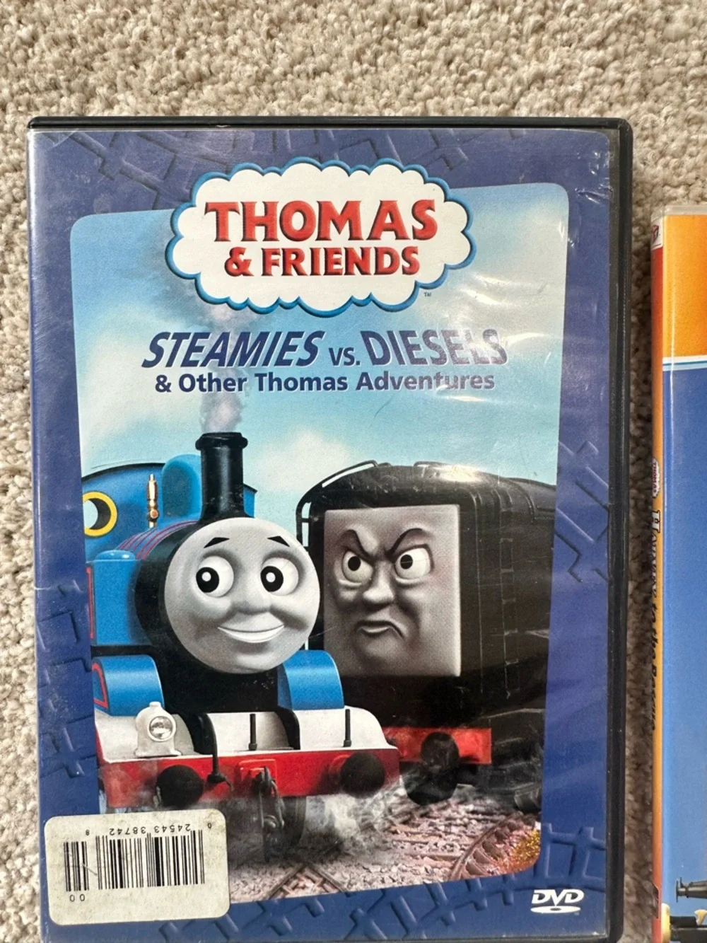 Thomas & Friends DVD — Blue and Orange Cover Featuring Harvey